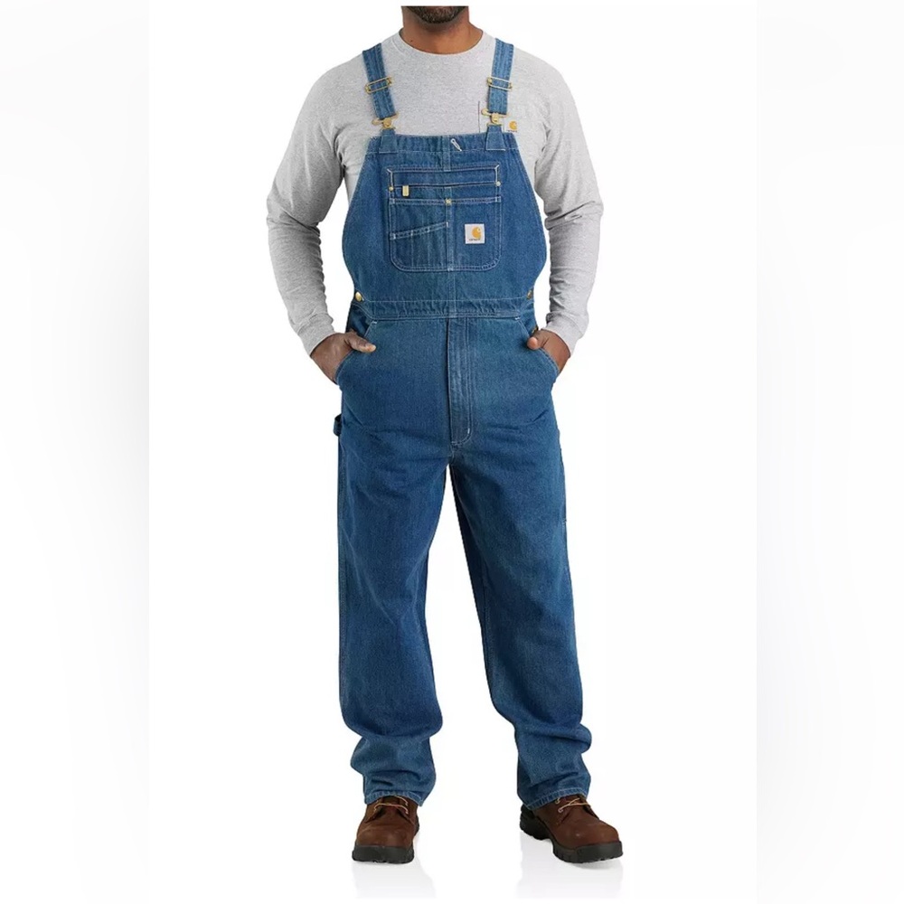 Carhartt Men's Denim Bib Overalls 36x28 New with tags!!